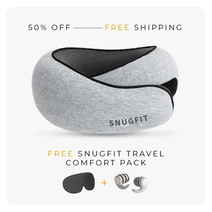 SnugFit Travel Pillow + FREE $50 Sleep Bundle
