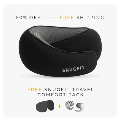 SnugFit Travel Pillow + FREE $50 Sleep Bundle