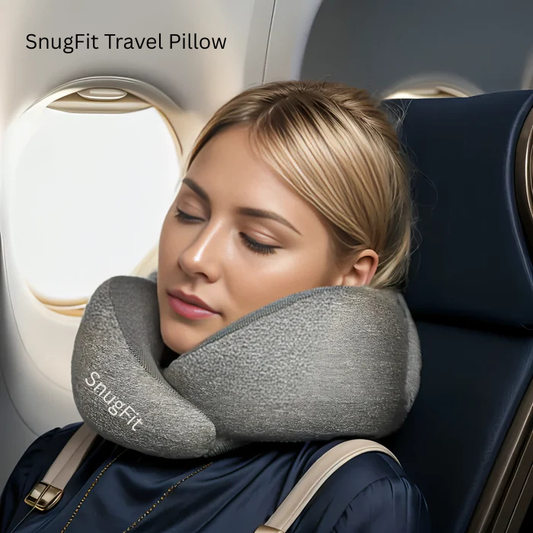 Snugfit™ Travel Pillow - 50% OFF Plus FREE ($40) Luxury Sleep Mask!